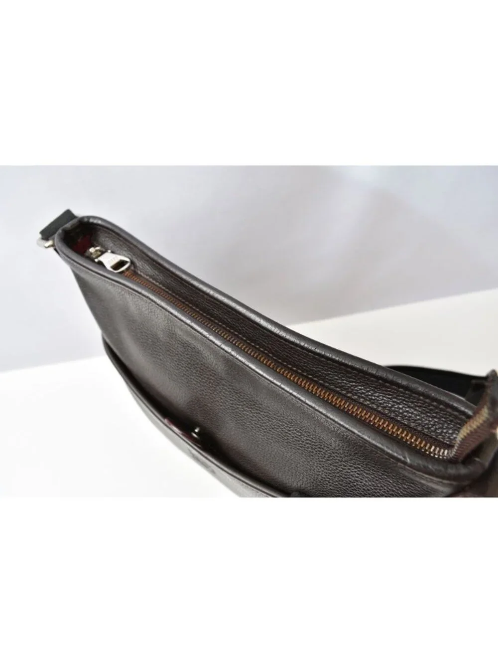 Loewe Shoulder Bag Vintage Leather Dark Brown